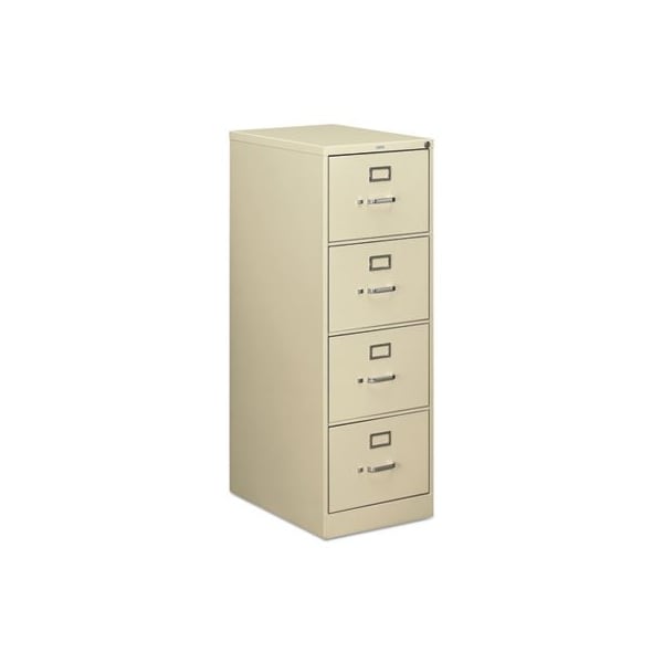 HON, 510 SERIES FOUR-DRAWER FULL-SUSPENSION FILE, LEGAL, 18.25W X 25D X 52H, PUTTY